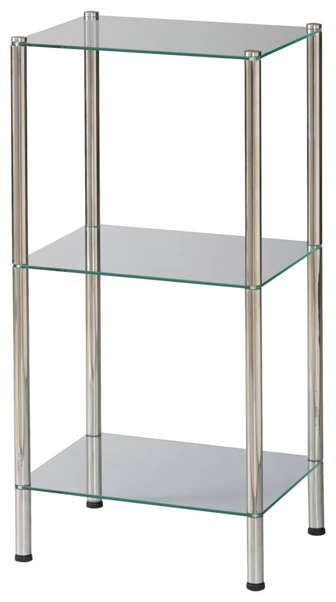 Badregal Edelstahl Edelstahl B/H/T: ca. 40x79x30 cm