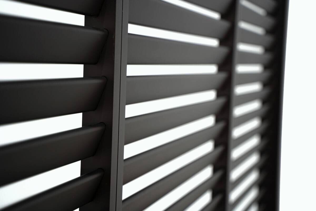 Mirador Lamellen-Seitenteil für Pergola Deluxe anthrazit Aluminium B/H/L: ca. 93x236,1x6 cm