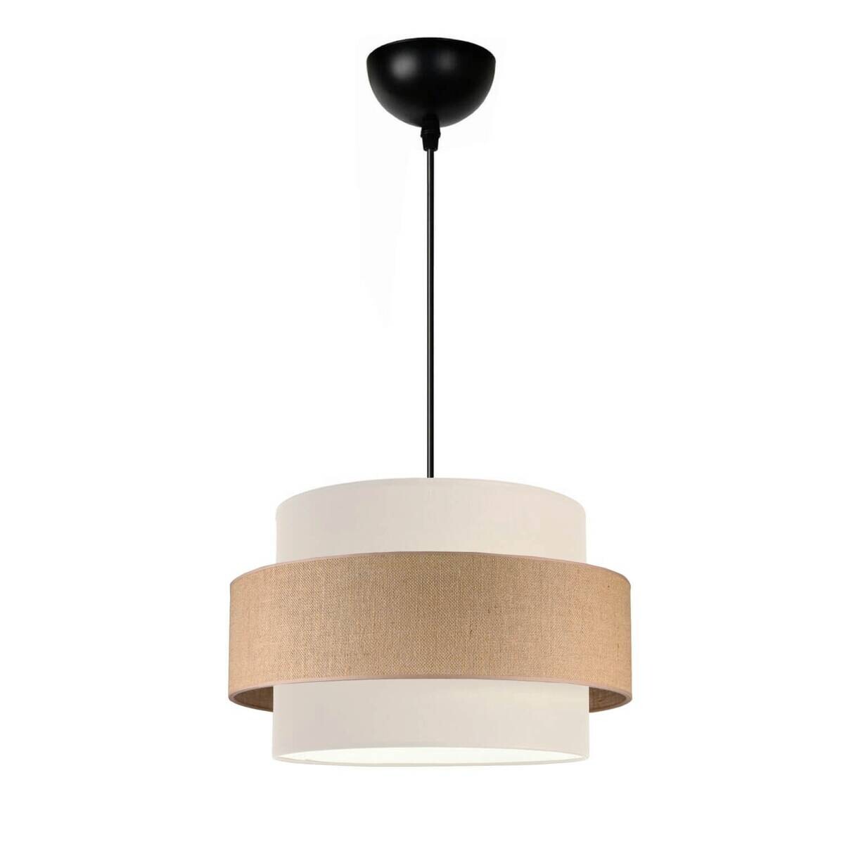 Pendelleuchte creme B/H/L/D: ca. 30x80x30x30 cm E27 1 Brennstellen