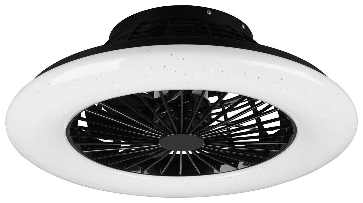 Reality Deckenleuchte Stralsund schwarz weiß Kunststoff H/D: ca. 16x50 cm