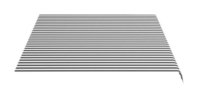 vidaXL Markisenstoff anthrazit B/L: ca. 295x380 cm