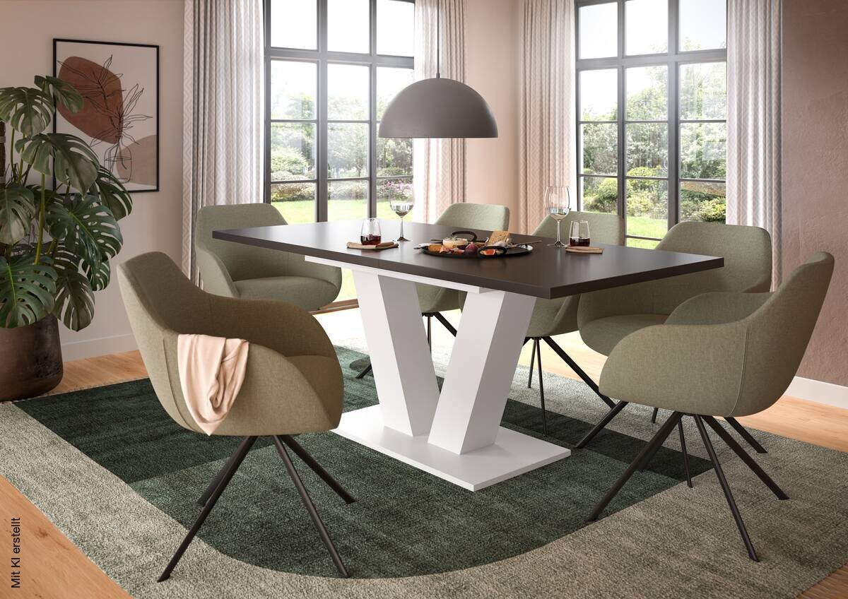 Esstisch MOTION grau B/H/T: ca. 150x76x90 cm