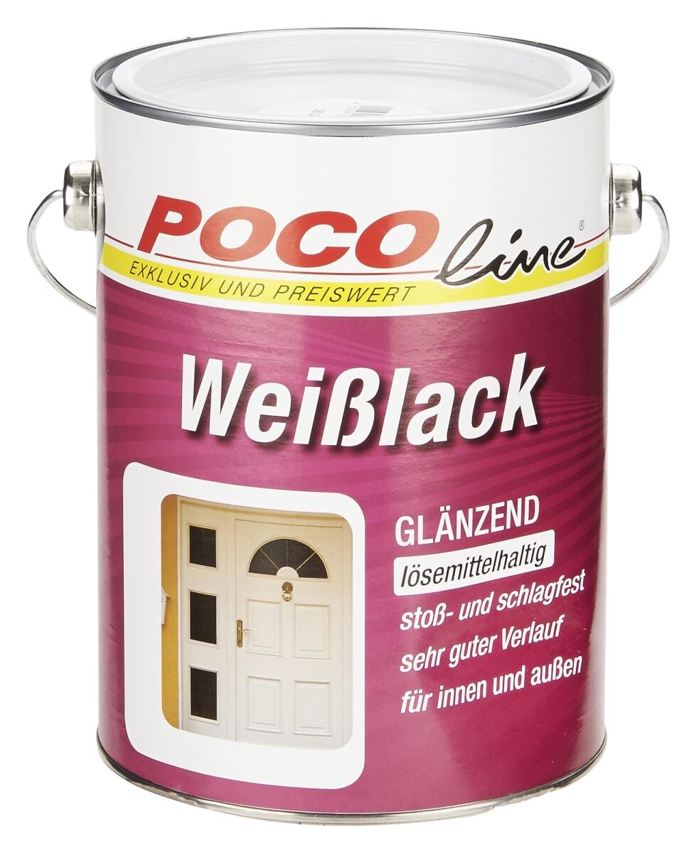 POCOline Weißlack weiß glänzend ca. 2,5 l