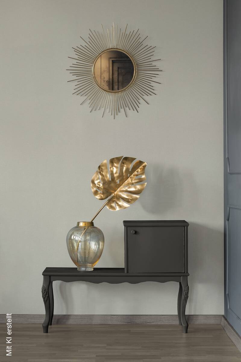 A.S.Creation Vliestapete Attractive Uni grau B/L: ca. 53x1005 cm