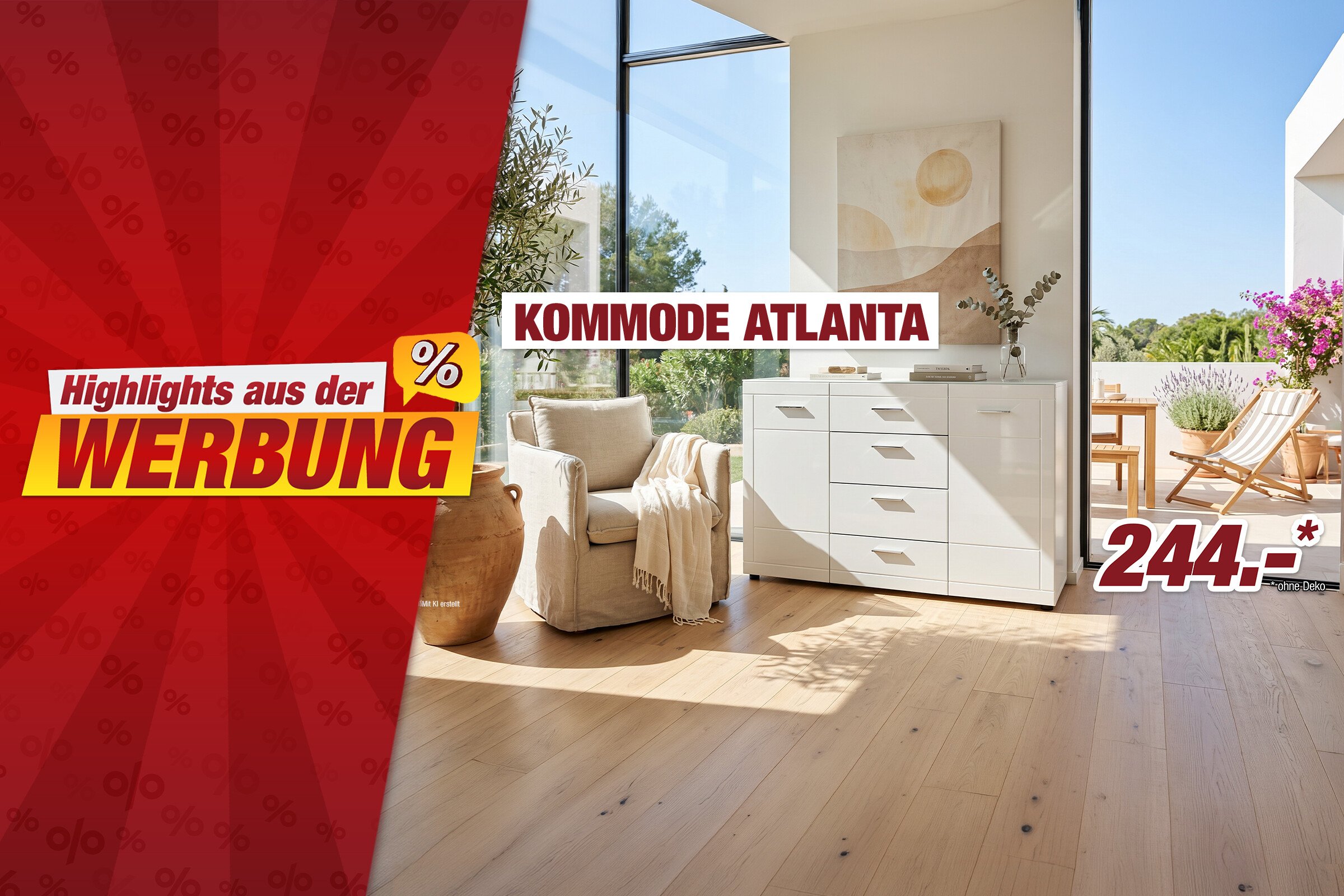 Unsere Werbe Highlights - Kommode Atlanta
