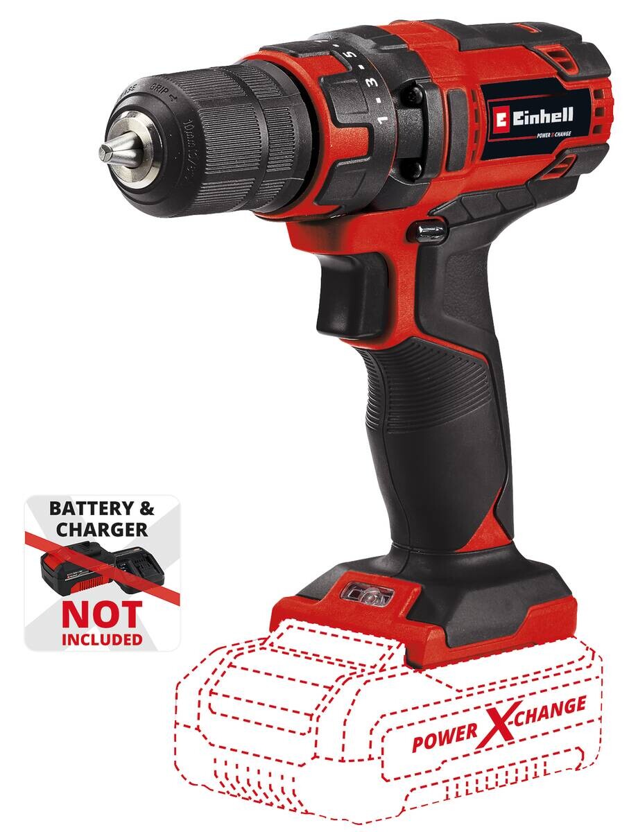 Einhell Classic Akku-Bohrschrauber TC-CD 18/35 Li-Solo ca. 18 V