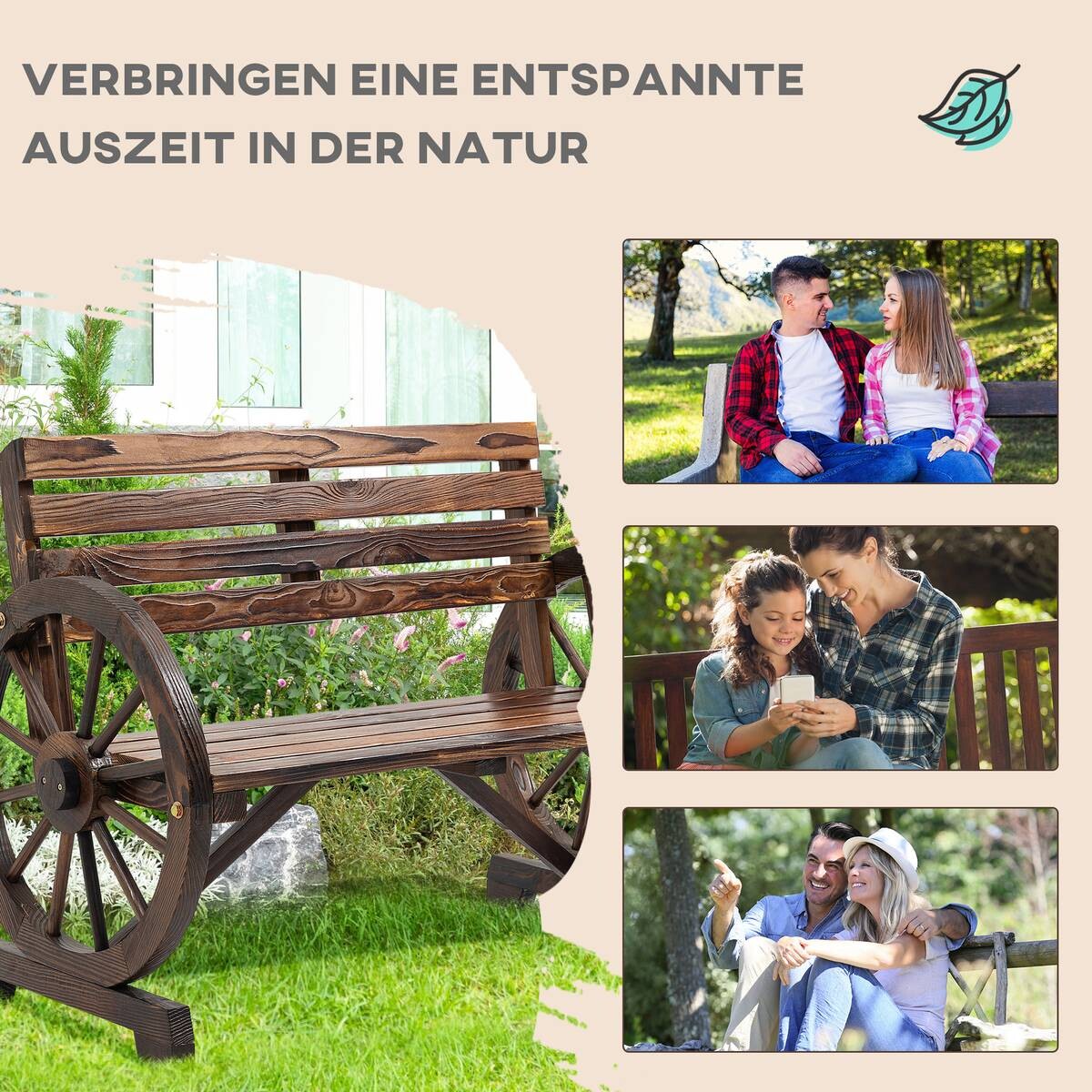 Outsunny Gartenbank