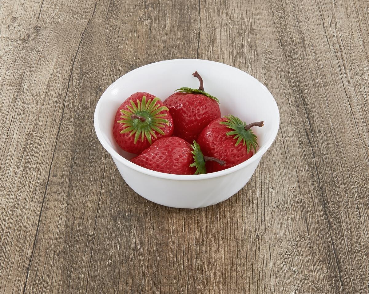 Bormioli Salatschale weiß Opal-Hartglas D: ca. 12,5 cm