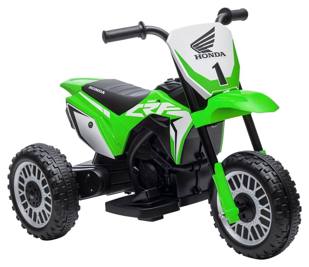 HOMCOM Kinder-Elektromotorrad grün B/H/L: ca. 40,5x43,5x71 cm