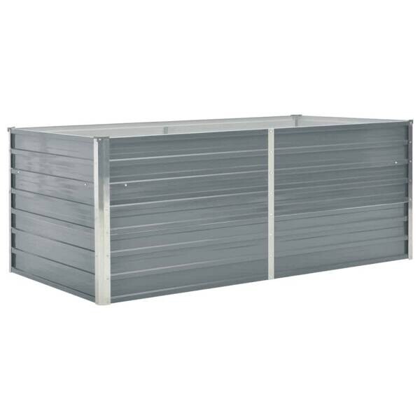 Hochbeet grau Metall B/H/L: ca. 80x45x160 cm