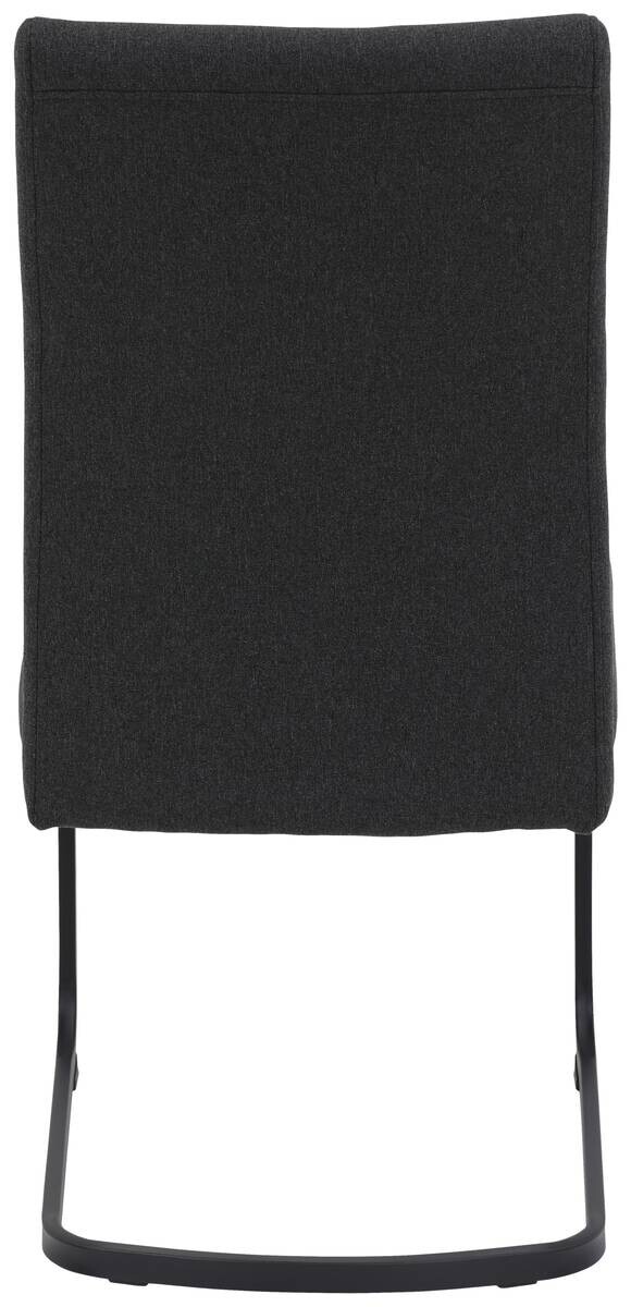 Schwingstuhl Brindisi, 4er-Set anthrazit Webstoff B/H/T: ca. 48x98,5x67 cm