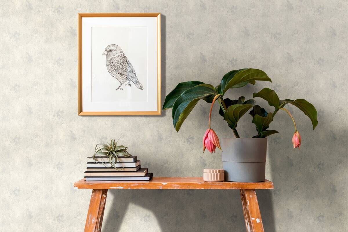 A.S.Creation Vliestapete grau silber weiß B/H/D: ca. 53x1005x9,2 cm