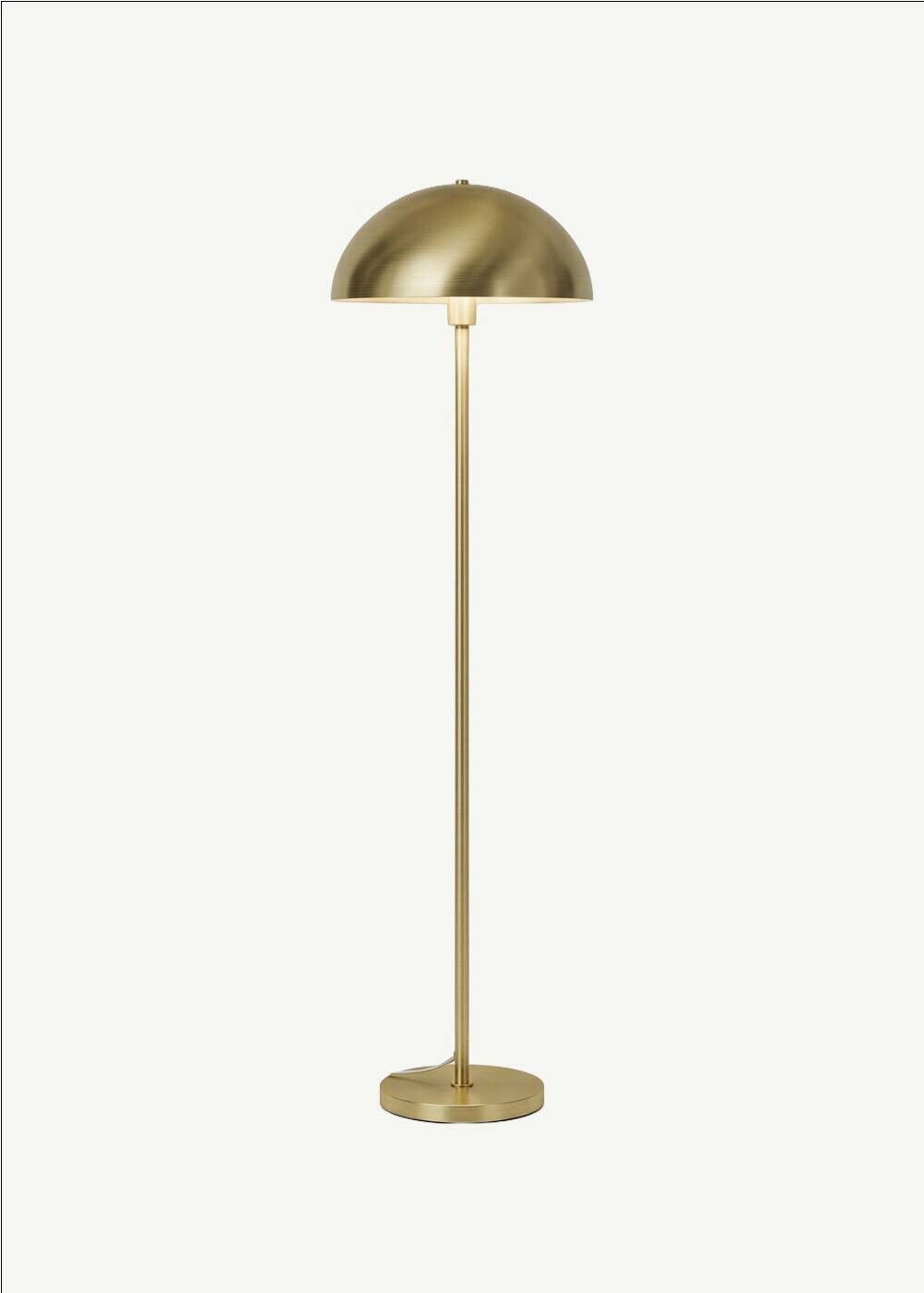 Stehleuchte gold Metall B/H/L/D: ca. 30x150x30x30 cm E27 1 Brennstellen