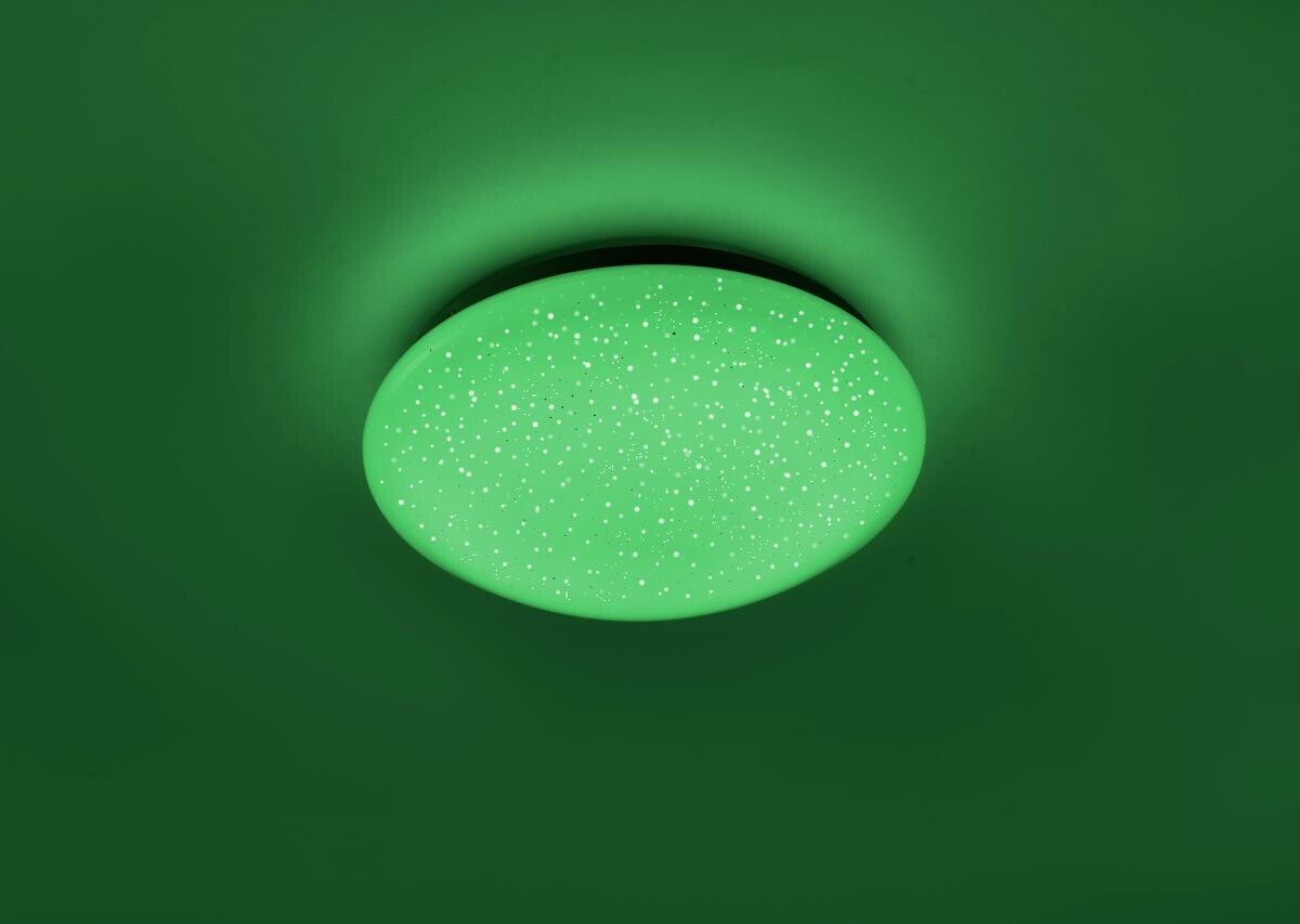 Just Light Deckenleuchte 14242-16 weiß Metall Kunststoff H/D: ca. 12x39 cm