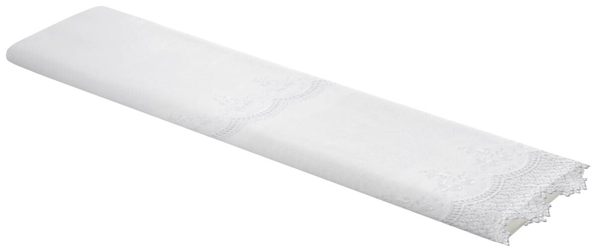 Store-Meterware Poli weiß 100% Polyester H: ca. 280 cm