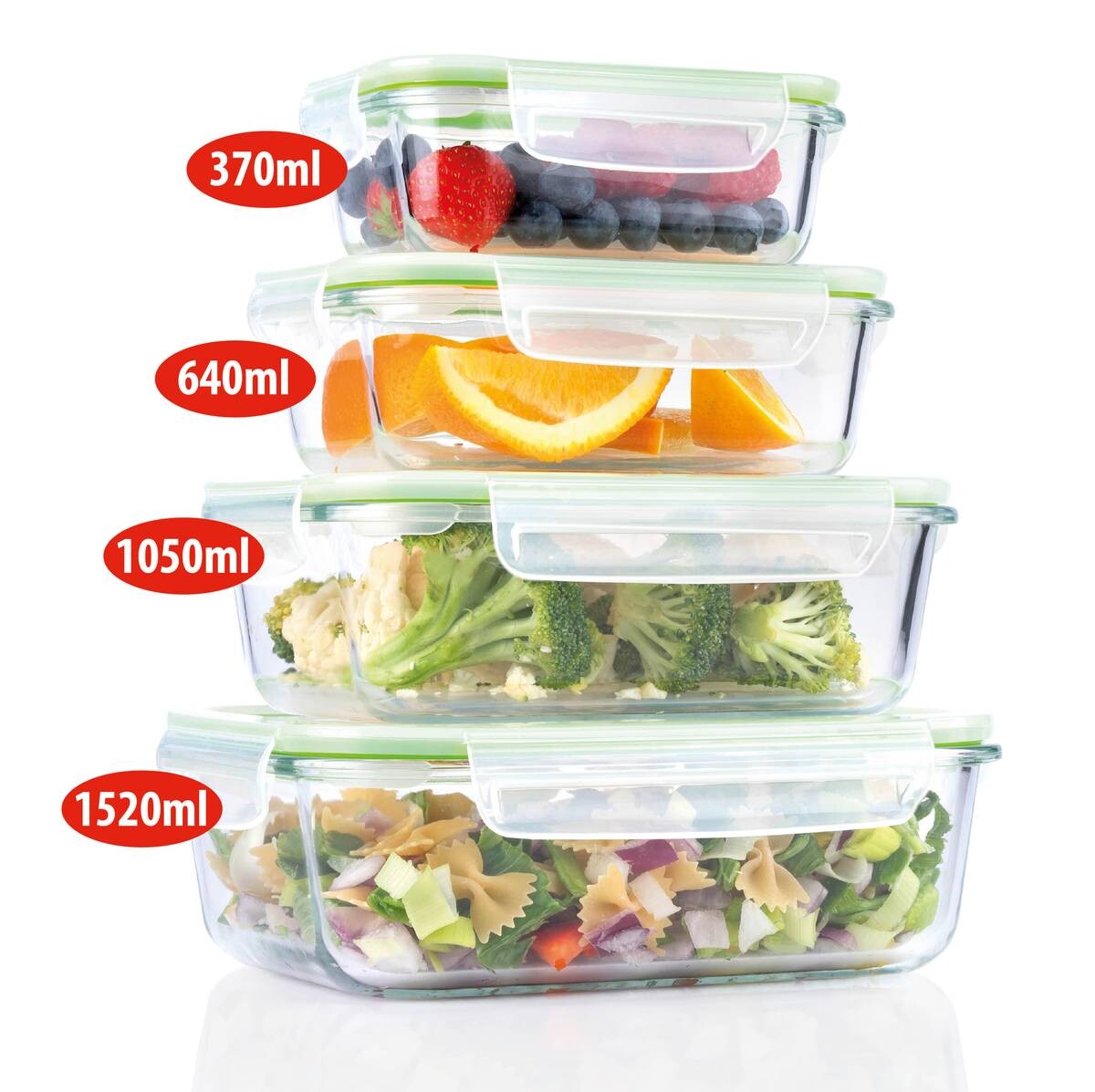 alpina Frischhaltedosenset transparent