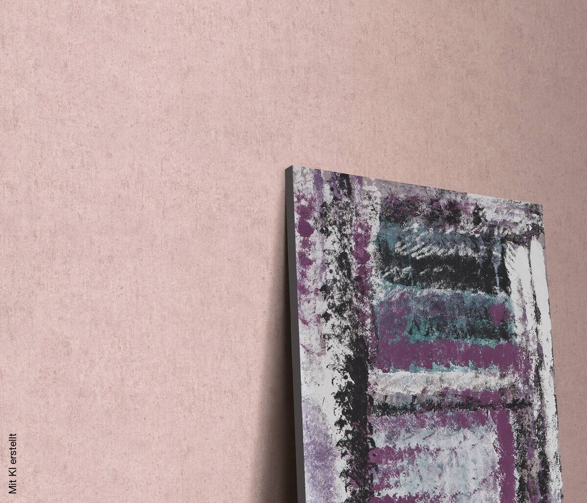 Erismann Vliestapete Uni rosa B/L: ca. 53x1005 cm