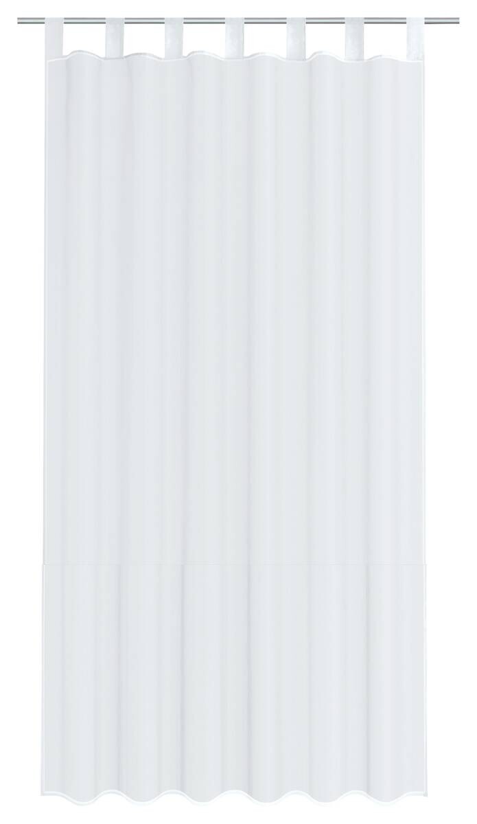 POCOline Kombivorhang Nouveau weiß 100% Polyester B/L: ca. 140x175 cm