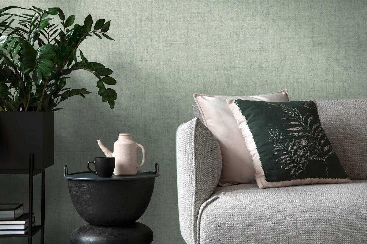 A.S.Creation Vliestapete grün B/H/D: ca. 53x1005x8,8 cm