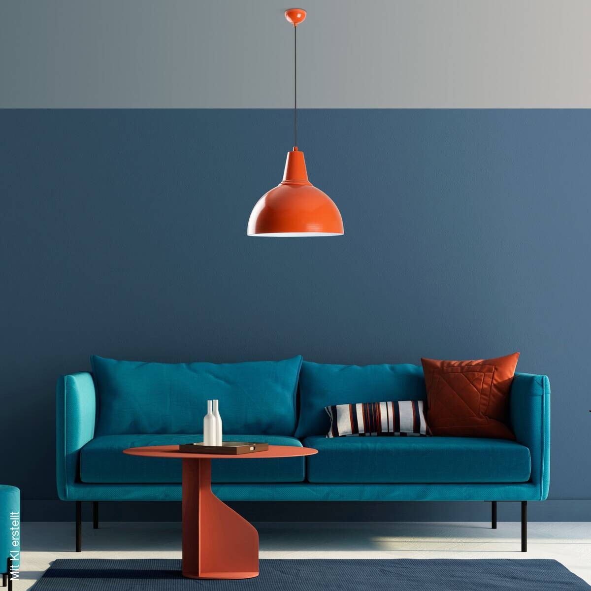 Opviq Pendelleuchte orange B/H/T: ca. 30x121x30 cm E27 1 Brennstellen