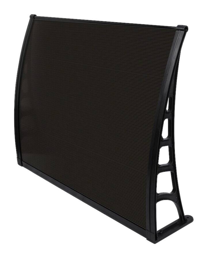 Brosplast Vordach Crocus schwarz B/H/T: ca. 120x23x80 cm