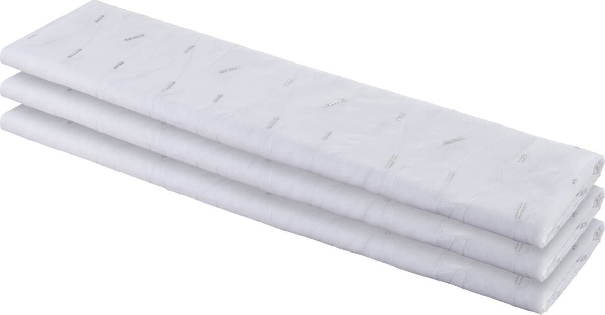 Store-Meterware Frieda silber 100% Polyester H: ca. 280 cm