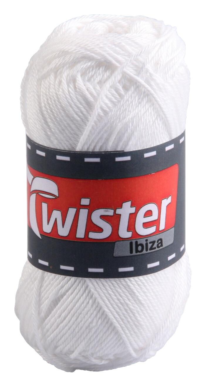 Twister Handstrickgarn Ibiza weiß L: ca. 12500 cm