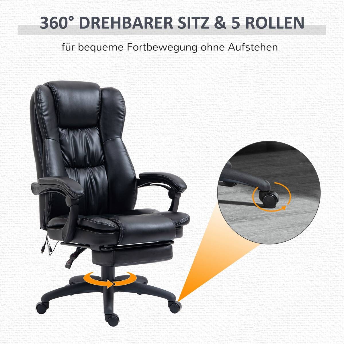 Drehstuhl 921-539V90BK schwarz