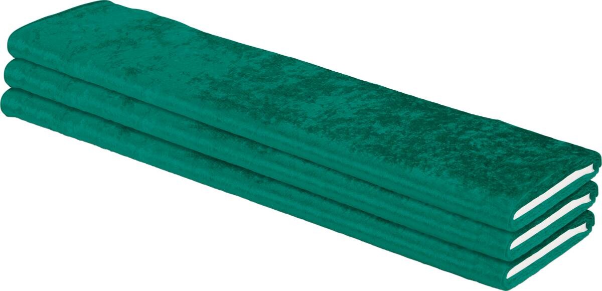 Dekostoff Pannesamt grün 100% Polyester B: ca. 150 cm