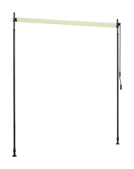 vidaXL Senkrechtmarkise creme B/H: ca. 200x270 cm