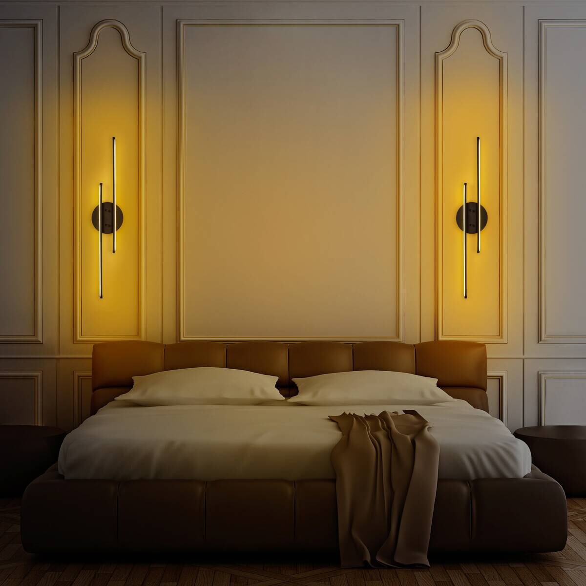 Opviq Wandleuchte Umut-13299 schwarz B/H/T/L: ca. 5x86x5x17 cm