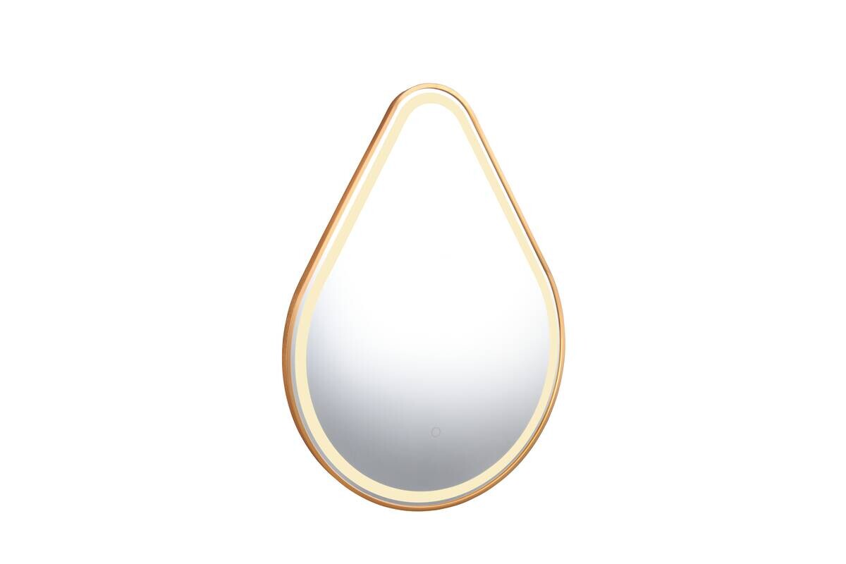 LED-Spiegel Frederike gold B/L: ca. 80x60 cm