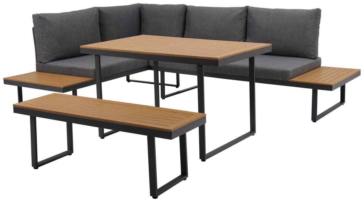 Loungeset Sevilla anthrazit Alu