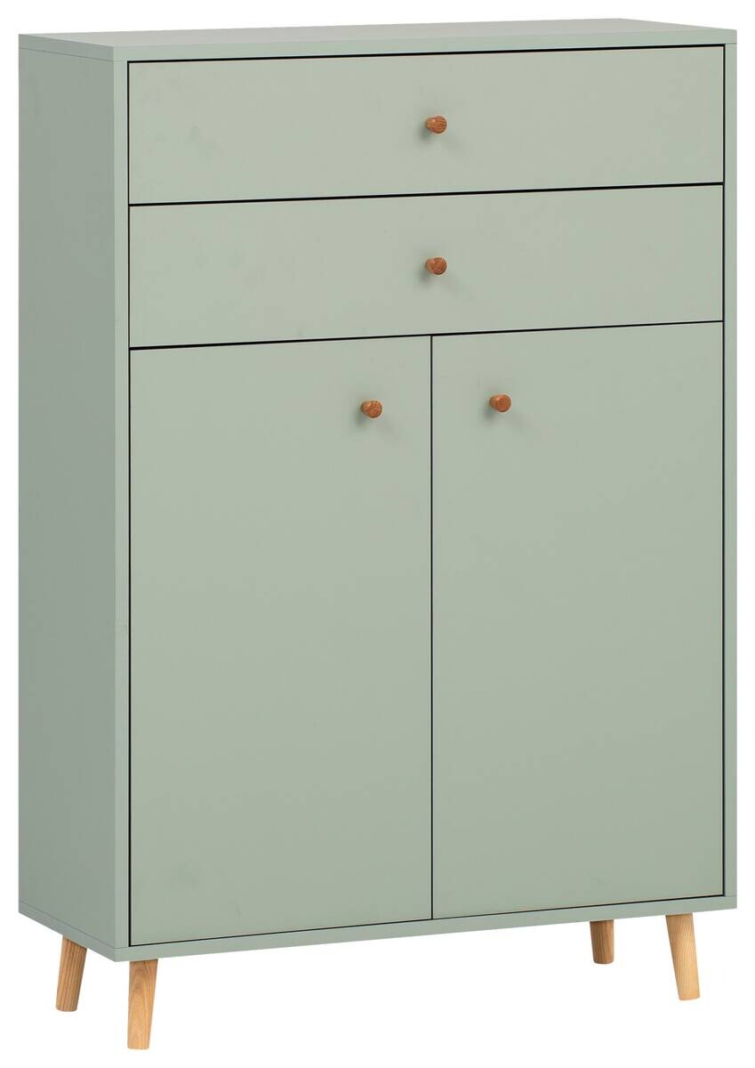 Highboard Bjarne Pistazie B/H/T: ca. 77x113,4x33,5 cm