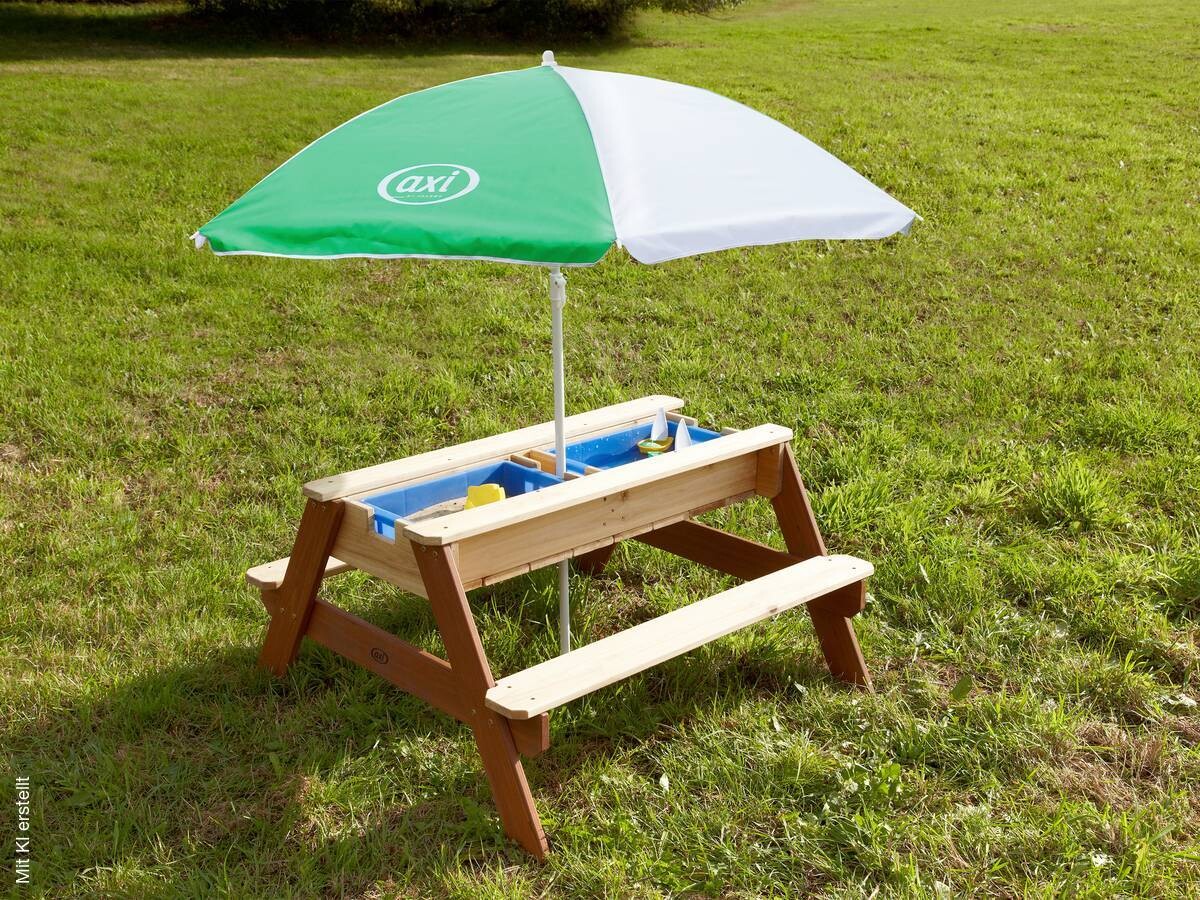 AXI Sand & Wassertisch Nick braun B/H/L: ca. 98x49x95 cm