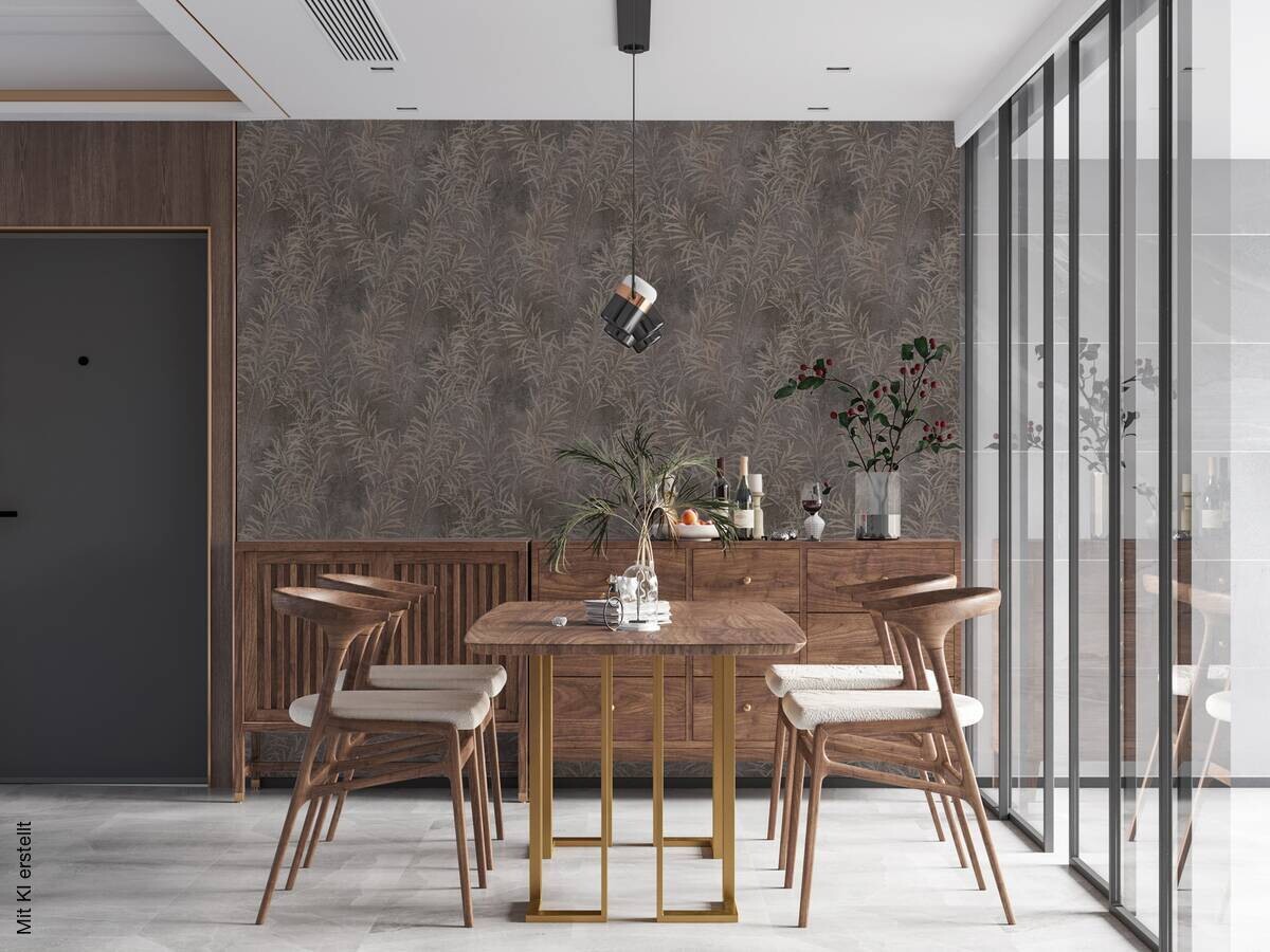 A.S.Creation Vliestapete silber beige B/H/D: ca. 53x1005x8,5 cm