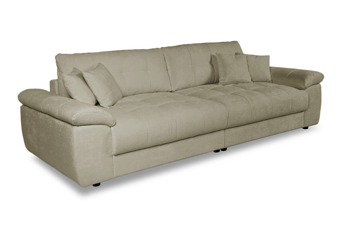 Big Sofa Tema grün Microfaser B/H/T: ca. 144x70x183 cm
