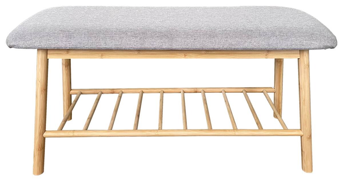Schuhbank Skandi Bambus B/H/T: ca. 90x45x34 cm