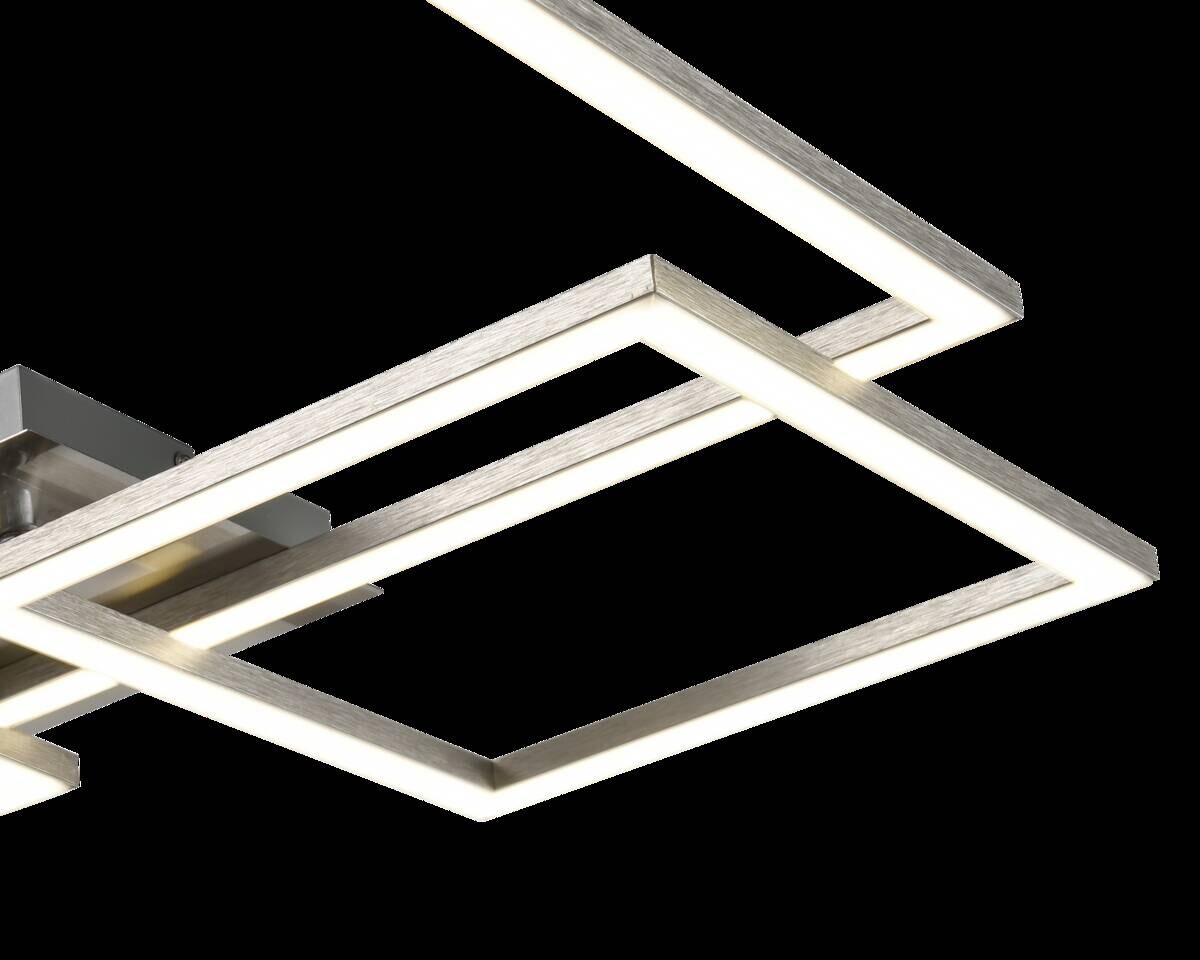 Nolo LED-Deckenleuchte Triple Metall Kunststoff B/H/L: ca. 48x7,5x58 cm