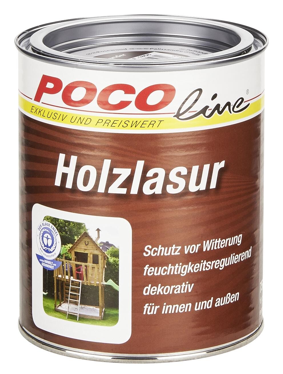 POCOline Acryl Holzlasur palisander ca. 0,75 l