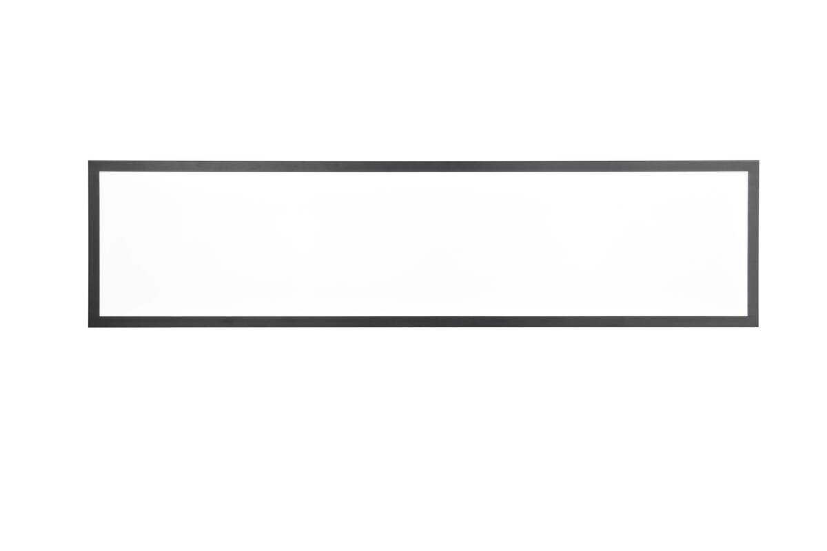 Reality LED-Deckenleuchte Beta R67661232 schwarz Metall B/H/T: ca. 119,5x5,5x29,5 cm 1 Brennstellen
