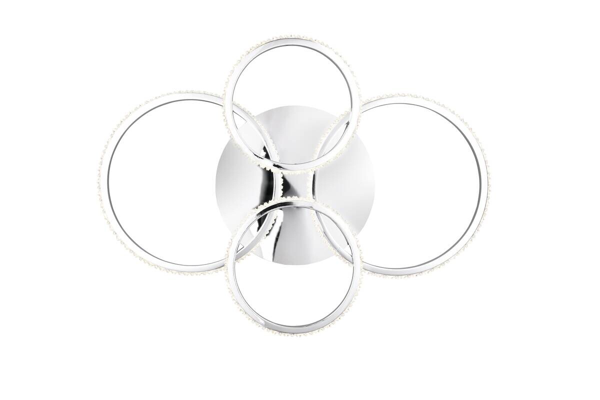 Reality LED-Deckenleuchte Cires Chrom Metall B/H/L: ca. 8,5x49,5x65,5 cm