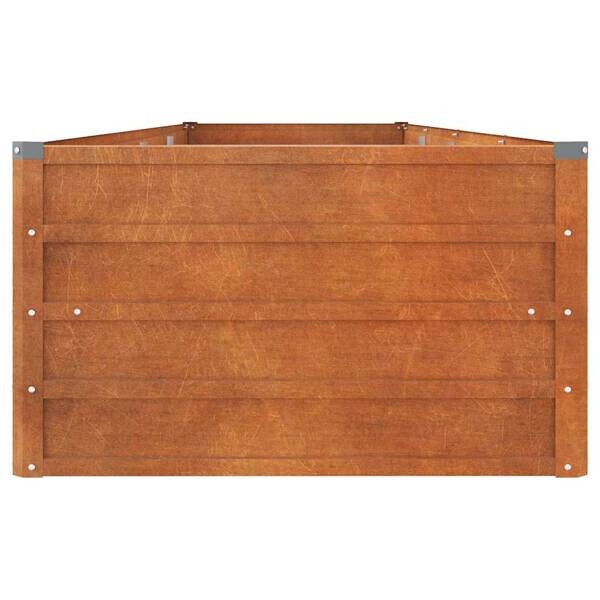 Hochbeet braun Stahl B/H/L: ca. 45x320x80 cm