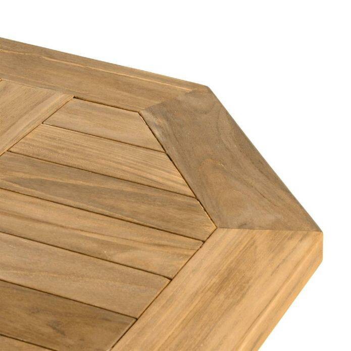 VCM Balkonset braun Teakholz B/H/T: ca. 46x89x62 cm