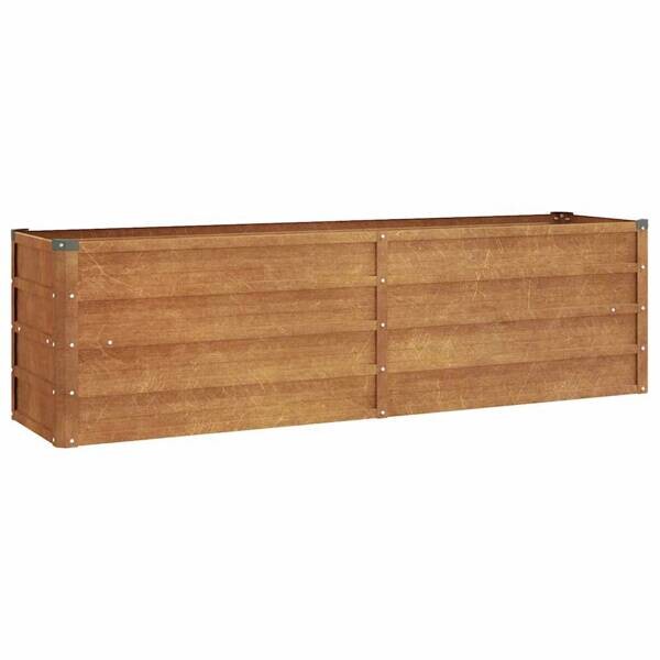 Hochbeet braun Stahl B/H/L: ca. 40x45x160 cm