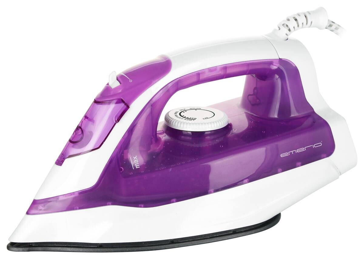 Dampfbügelautomat SI-120718.6 lila weiß Kunststoff Metall B/H/T: ca. 28x15x12 cm