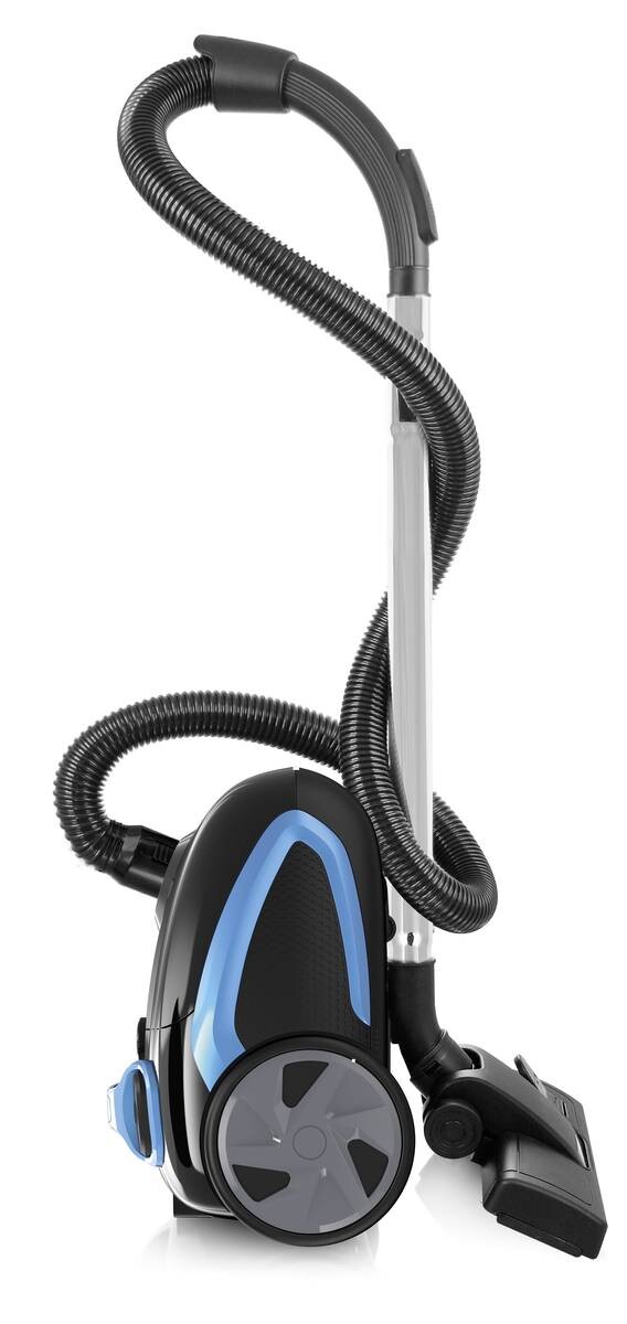 Emerio Bodenstaubsauger VE-112682.8 schwarz blau Kunststoff Metall B/H/L: ca. 27x24x35 cm