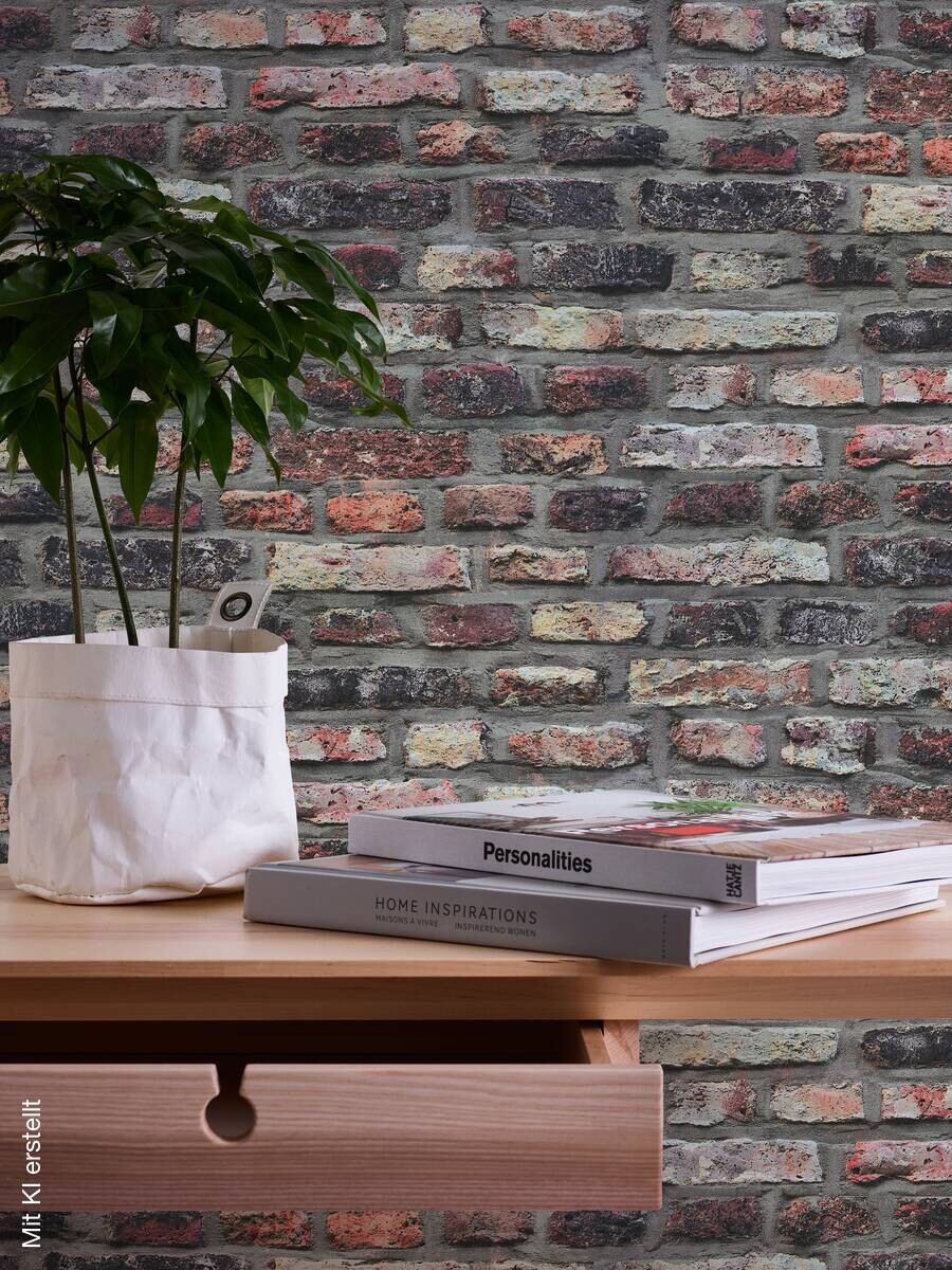 A.S.Creation Vliestapete beige grau B/H/D: ca. 53x1005x8,5 cm