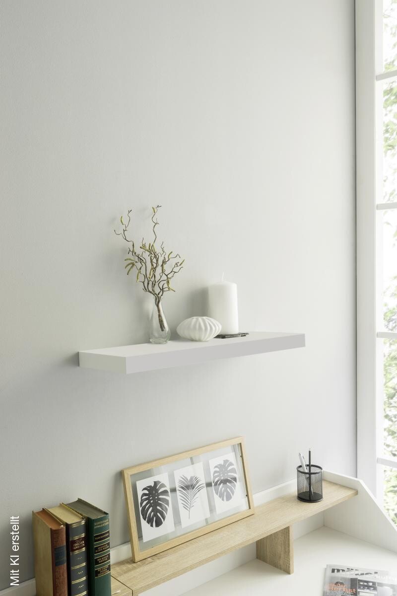 Wandboard Shelvy 60 weiß B/H/T: ca. 60x4x24 cm
