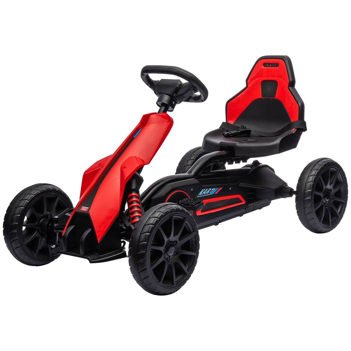 HOMCOM Go Kart rot B/H/L: ca. 58x58,5x100 cm